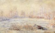 Claude Monet Hoarfrost oil painting artist